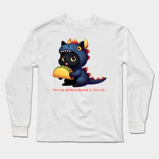 Taco Cat spelled backwards Long Sleeve T-Shirt